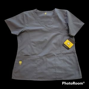 WonderWink Mink Scrub Top